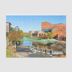 Greenville, South Carolina Reedy River Tissue Paper