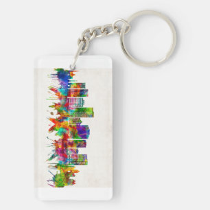 Greenville South Carolina Skyline Key Ring