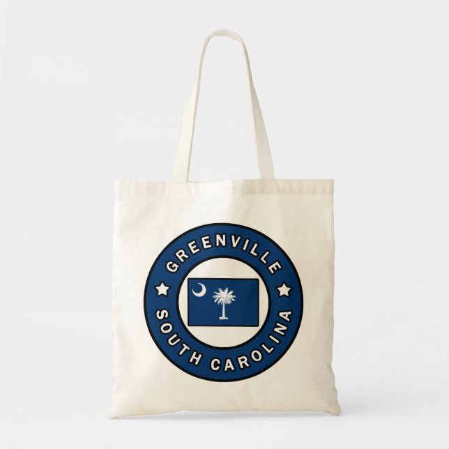 Greenville South Carolina Tote Bag (Front)