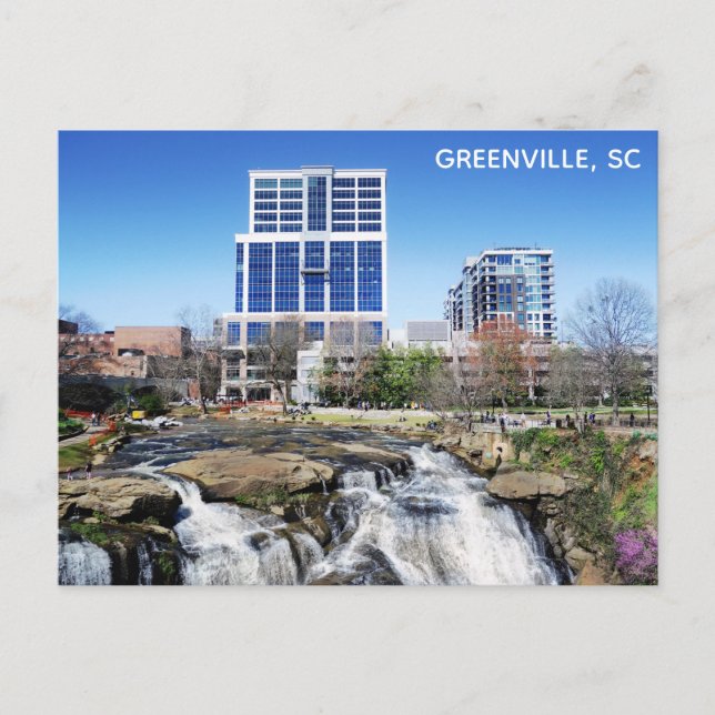 Greenville South Carolina Travel Photo Postcard (Front)