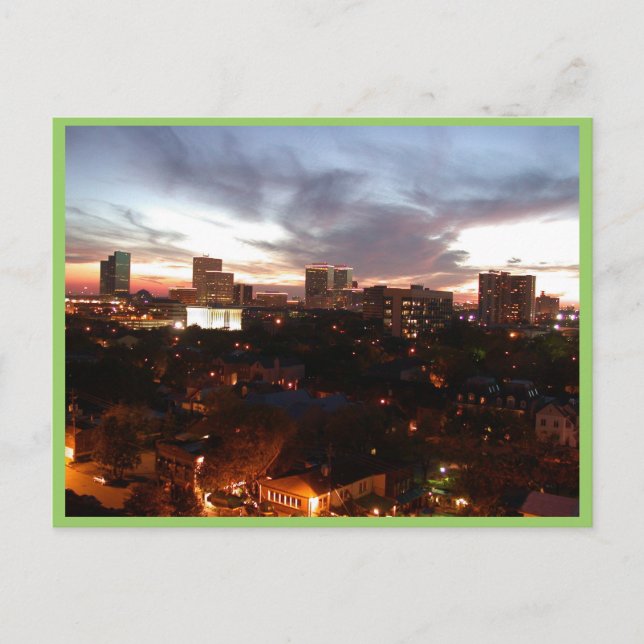 Greenway Plaza Area Of Houston In Texas Postcard (Front)