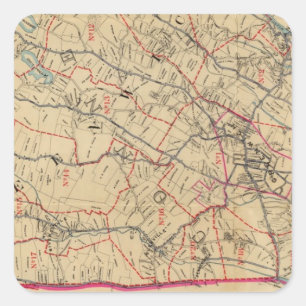 Greenwich, New York Square Sticker