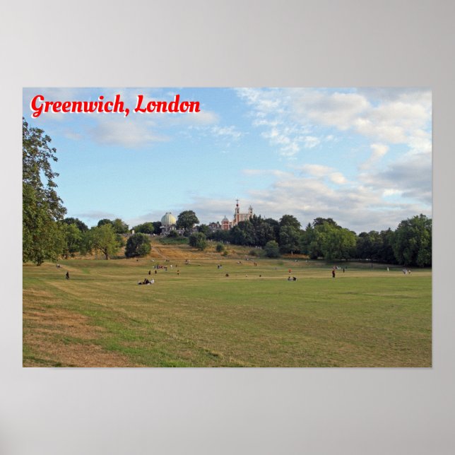 Greenwich Park, London Poster (Front)