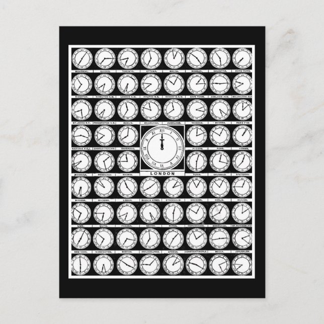 Greenwich Time Postcard (Front)