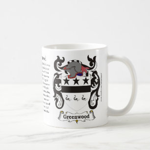 Greenwood Family Coat of Arms Mug
