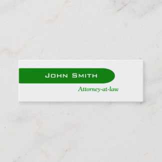 Greeny Mini Business Card