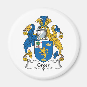 Greer Family Crest Magnet