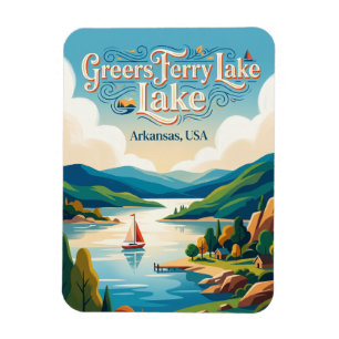Greers Ferry Lake Arkansas Magnet