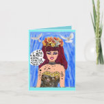 Greeting  Card<br><div class="desc">Badgirlart</div>