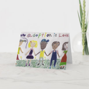 Greeting Card - Adoption Is Love