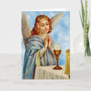 Greeting Card: Angel Ponders Card