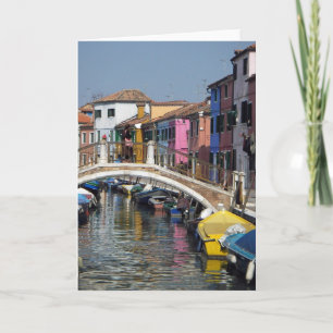 Greeting Card: Burano Bridge Card