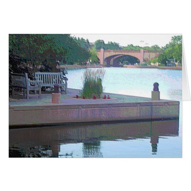 Greeting Card: Centennial Lakes Park, Edina, MN (Front Horizontal)