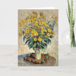 Greeting Card, Claude Monet Jerusalem Artichoke Card