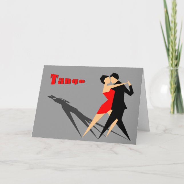 greeting card cubic tango (Front)