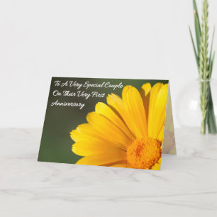 Greeting Card - Daisy First Anniversary