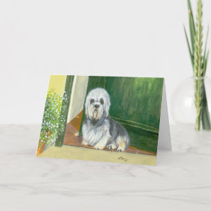 Greeting Card : Dandie Dinmont Terrier