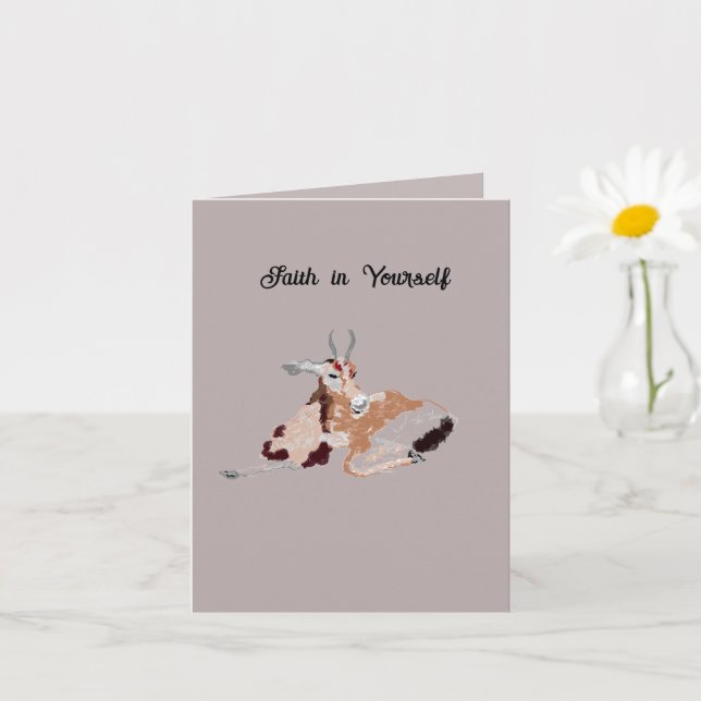 Greeting Card  : Encouragement  (Small Plant)