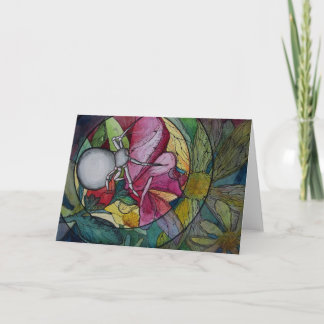 Greeting Card: "Flower Spider" Card