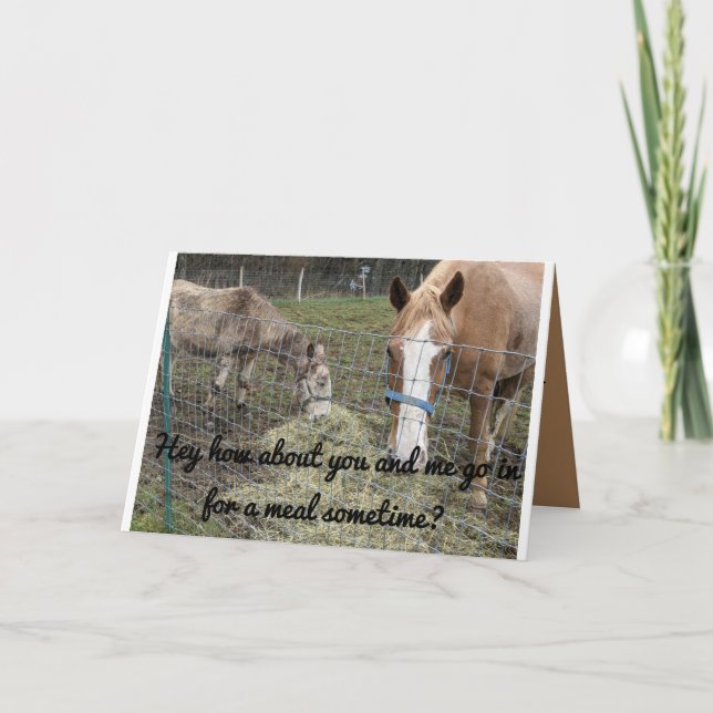 Greeting Card for a date. (Front)