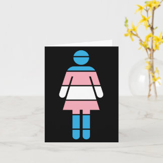 Greeting card for a trans woman