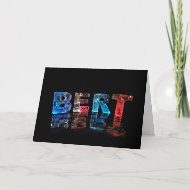 Greeting Card for Bert (Front)