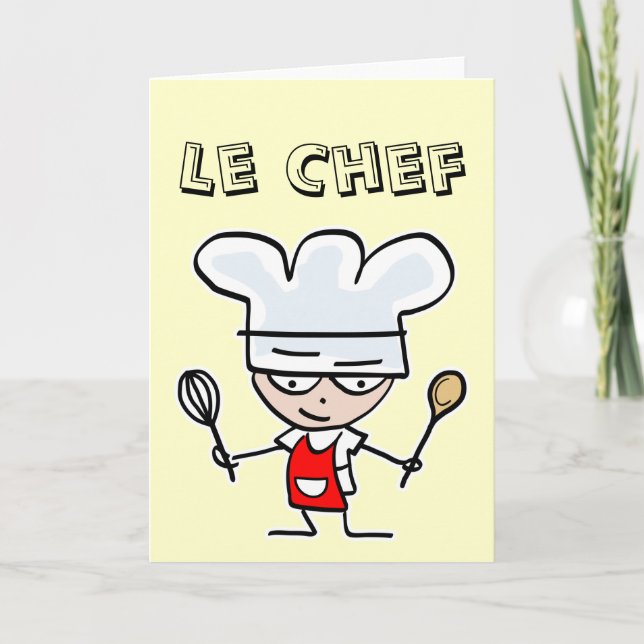 Greeting card for cooks (Front)