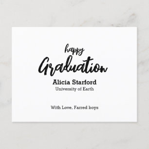 Greeting card for graduation