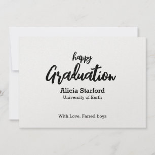 Greeting card for graduation