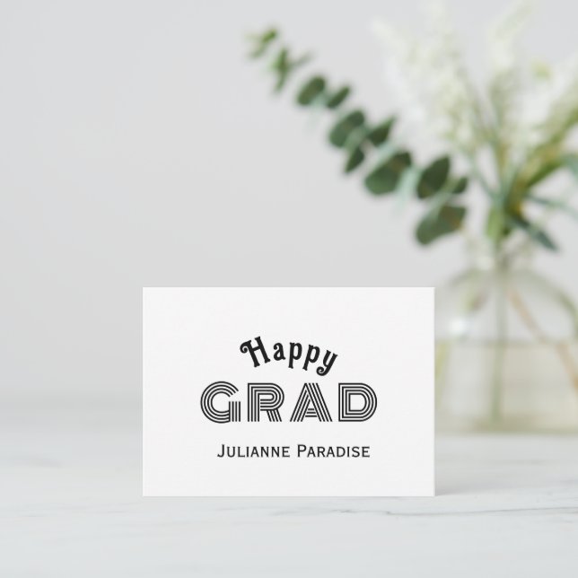 Greeting Card For Graduation (Standing Front)