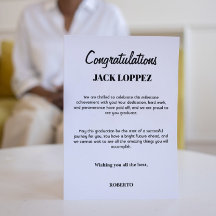 Greeting card for graduation