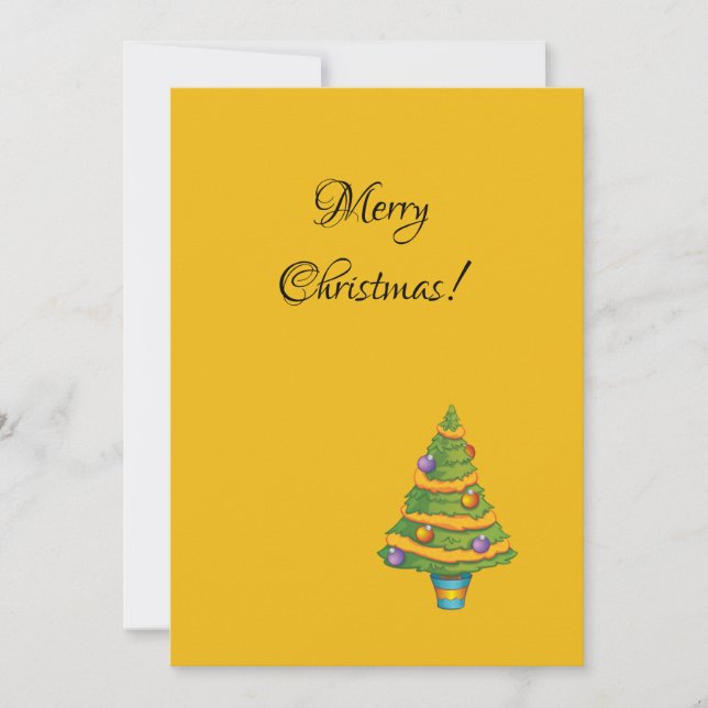 Greeting Card for holiday (Front)