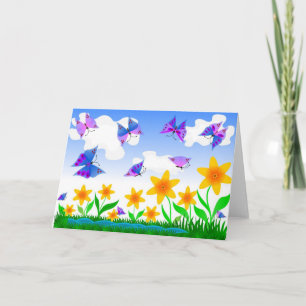 Greeting card for memorable occasions for children