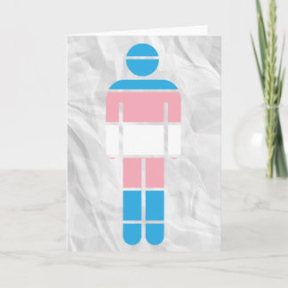 Greeting card for transgender guy