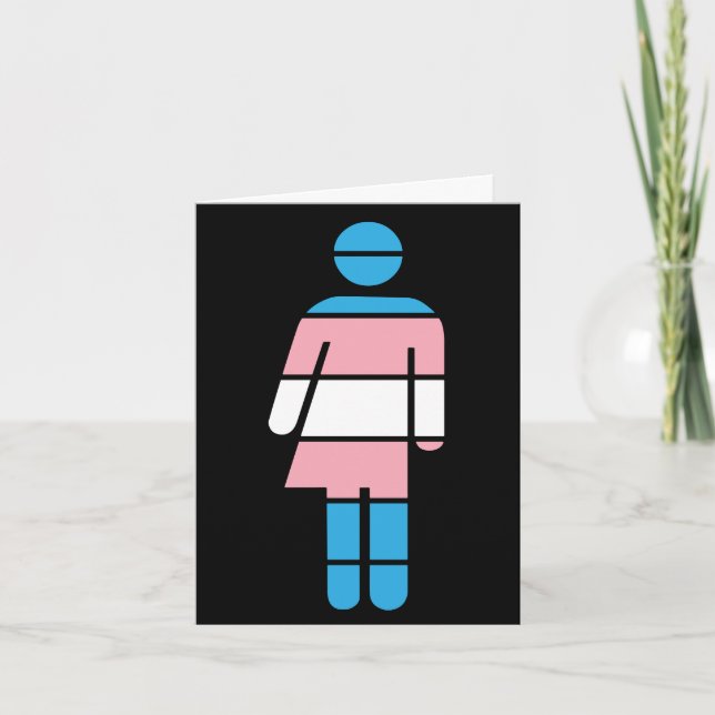 Greeting card for transgender person (Front)