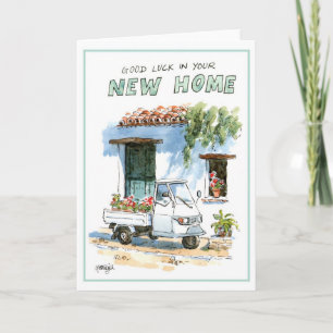 Greeting card - good luck in your new home