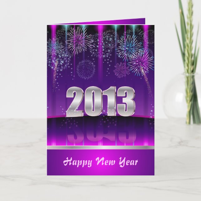 Greeting Card Happy New Year (Front)