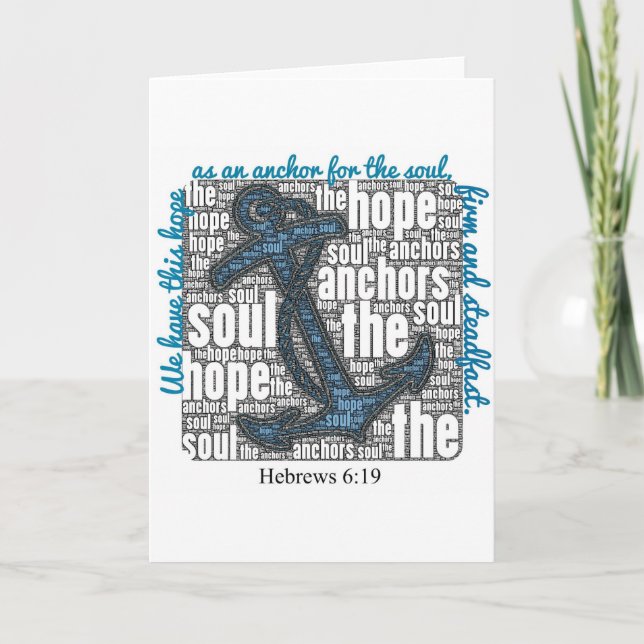 Greeting Card - Hebrews 6:19 (Front)