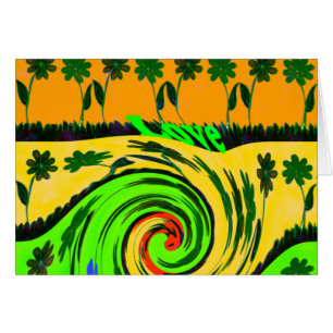 Greeting Card Horizontal Template