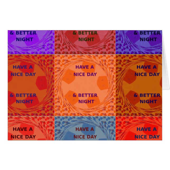 Greeting Card Horizontal Template (Front Horizontal)