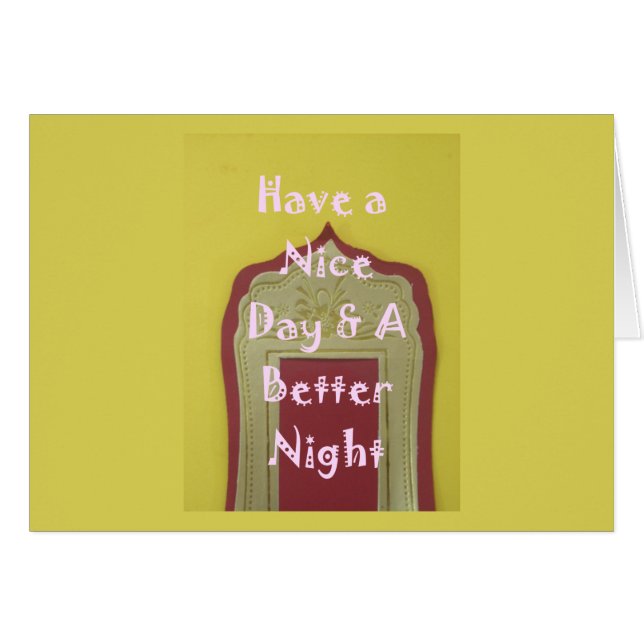 Greeting Card Horizontal Template (Front Horizontal)