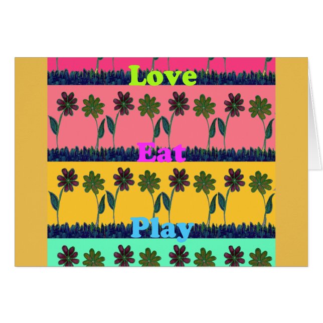 Greeting Card Horizontal Template (Front Horizontal)