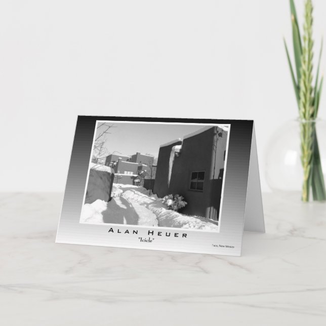 Greeting Card - "Icicle" (Front)