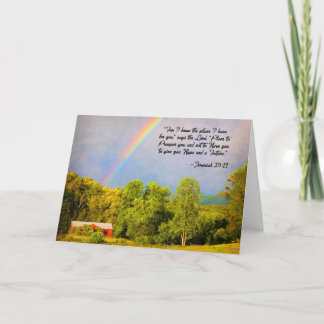 Greeting Card - Jer  29:11 :For I Know the Plans