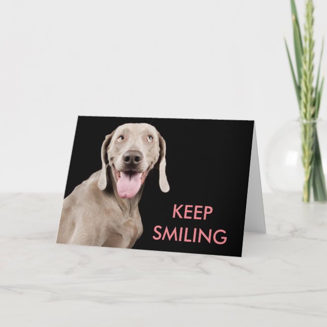 Greeting Card - Keep Smiling (Front)