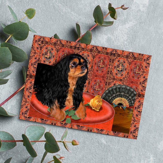 Greeting Card, King Charles Cavalier Spaniel (Creator Uploaded)