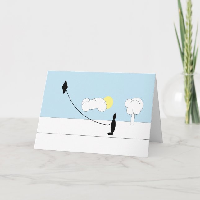 Greeting Card - Kite Flying Celebration (Front)