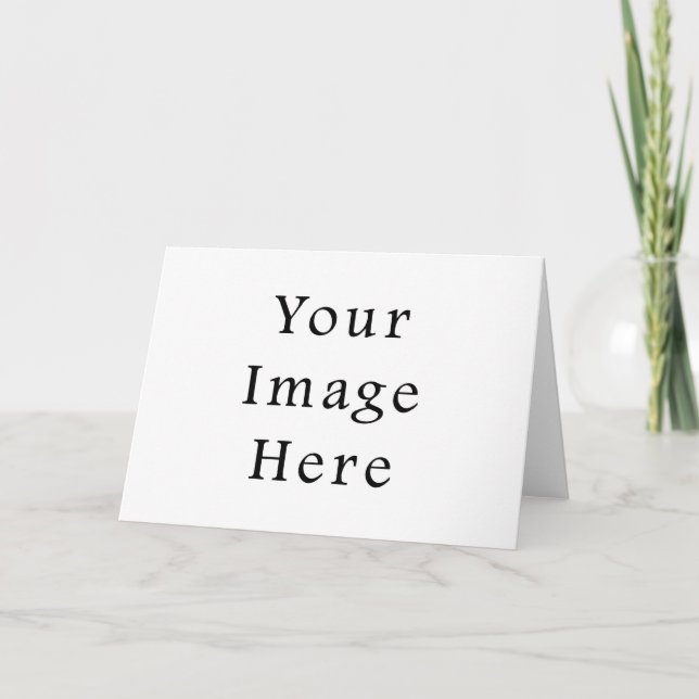 Greeting Card Landscape - Customised Template Bla (Front)