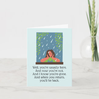 Greeting Card - Miss you - Barb & Star