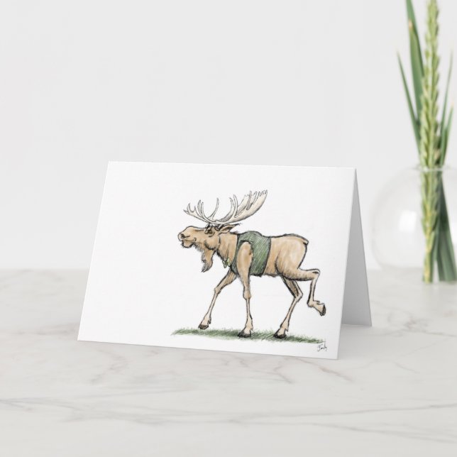 Greeting Card Moose (Front)